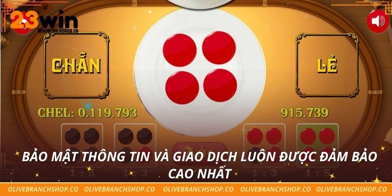 Xóc Đĩa Đổi Thưởng Online - Trò Chơi Giải Trí Hot Nhất 23win Bảo mật thông tin và giao dịch luôn được đảm bảo cao nhất
