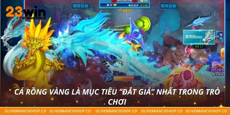 Cá rồng vàng là mục tiêu “đắt giá” nhất trong trò chơi