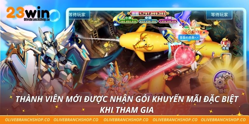 Thành viên mới được nhận gói khuyến mãi đặc biệt khi tham gia