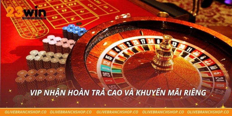 VIP nhận hoàn trả cao và khuyến mãi riêng